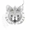 Maya calendar combined with Australian wildlife tattoo design idea