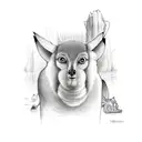 Maya calendar and Australian wildlife tattoo design idea