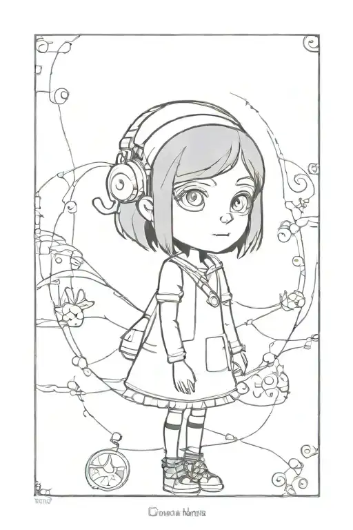 Coraline and the Secret World tattoo design idea