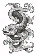 eels tattoo design idea