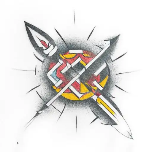 Arrow tattoo design idea
