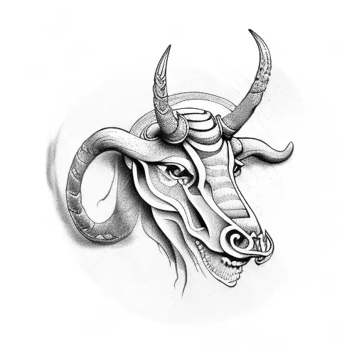 Taurus  tattoo design idea