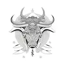 Taurus  tattoo design idea