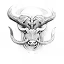 Taurus  tattoo design idea