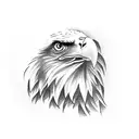 Dog paw, Eagle tattoo design idea