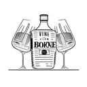 three glasses of liquor with "Bourbon" written on it tattoo design idea