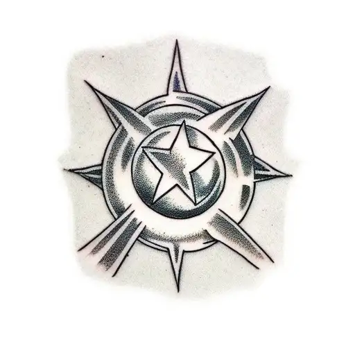 4 star dragon ball tattoo design idea