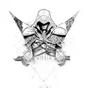 assasin creed tattoo design idea