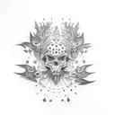 blessed  tattoo design idea