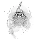 blessed  tattoo design idea