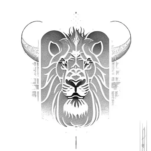 revelation lamb scroll apocalypse Jesus lion tattoo design idea
