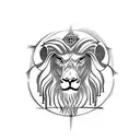 revelation lamb scroll apocalypse Jesus lion tattoo design idea