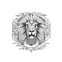 revelation lamb scroll apocalypse Jesus lion tattoo design idea