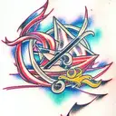 anime tattoo design idea