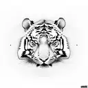 tiger, Walter, Geographic  tattoo design idea