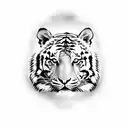 tiger, Walter, Geographic  tattoo design idea