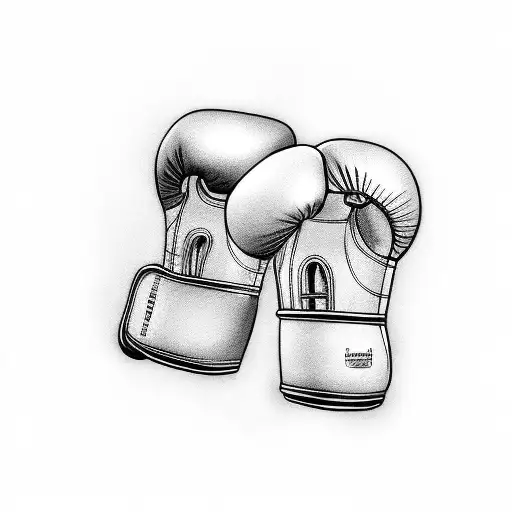 boxing gloves mike tyson tattoo design idea