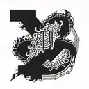 YHWH written tattoo design idea