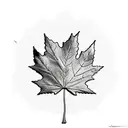 Maple Leaf tattoo design idea