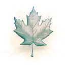 Maple Leaf tattoo design idea
