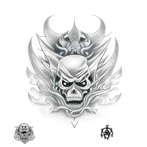 Shinigami tattoo design idea