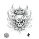 Shinigami tattoo design idea