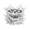 Shinigami tattoo design idea