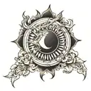 Eclipse cesar  tattoo design idea