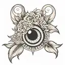 Eclipse cesar  tattoo design idea