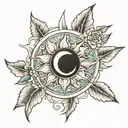 Eclipse cesar  tattoo design idea