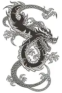 Dragon Ball Z Shenron dragon tattoo design idea