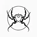 scorpion Leo Aquarius taurus tattoo design idea