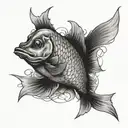 Skalar Fisch  tattoo design idea