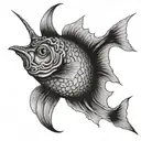 Skalar Fisch  tattoo design idea