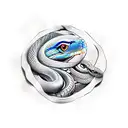 snake and eagle tattoo design idea