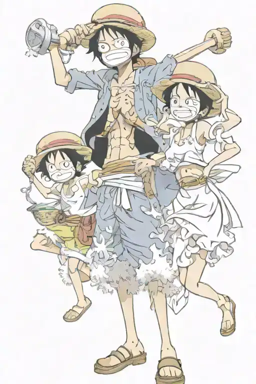 One Piece anime tattoo design idea