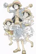 One Piece anime tattoo design idea