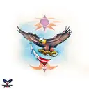 eagle chest tattoo tattoo design idea
