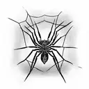 Spider tattoo design idea
