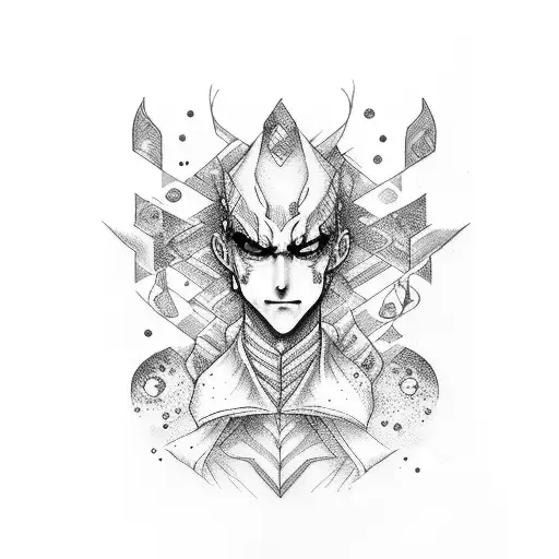 hisoka tattoo design idea