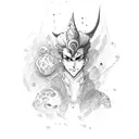 hisoka tattoo design idea