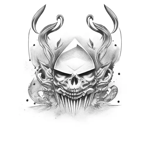 chef knife tattoo design idea