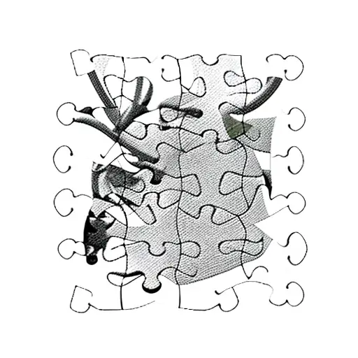 autism puzzle piece with tribal tattoo design idea