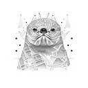 table mountain tattoo design idea