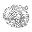 Croissant tattoo design idea