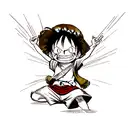 luffy tattoo design idea