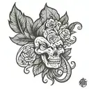 sweet potato  tattoo design idea