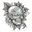 sweet potato  tattoo design idea