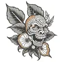 sweet potato  tattoo design idea