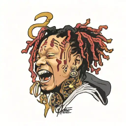 trippie redd tattoo design idea